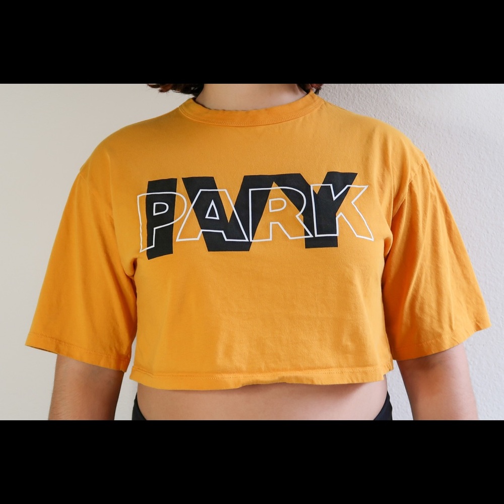 Ivy Park Yellow Crop Top